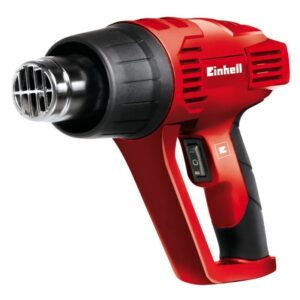 Pistol cu aer cald Einhell TH-HA 2000/1 ,2000 W, 2 setari de temperatura 350°/550°, protectie impotriva supraincalzirii, inclus 4 duze si racleta pentru vopsea