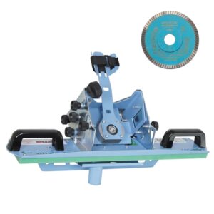 Sistem de taiat la unghi si sanfrenat/polizat muchii cu disc diamantat si racord apa Sigma Jolly Edge 37A3D, prindere M14, 40°/50° unghi taiere