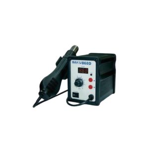 Statie de lipit cu aer cald, 700 W, 13.8 x 10 x 15 cm, 1.55 kg, Negru