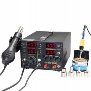 Statie de lipit cu aer cald, Yihua 853D 5A 30V, 800 W
