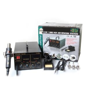 Statie de lipit SMD 2 in 1 cu aer cald, PROSKIT