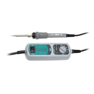 Statie De Sudura, Yihua, 908+, 50W, Mobila, Reglare A Temperaturii 200-480°C, Esd Safe, Neagra, Cu Suport Pentru Soldering Iron