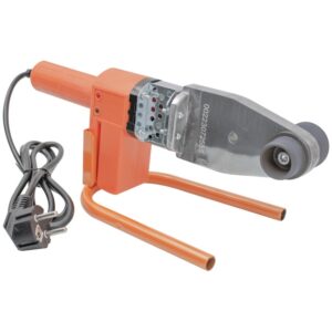 Trusa lipit tevi PPR Everline PPR-SS32X, 800 W, 220 V, 270°C termostat automat, 20/25/32 mm bacuri sudura coperite cu teflon